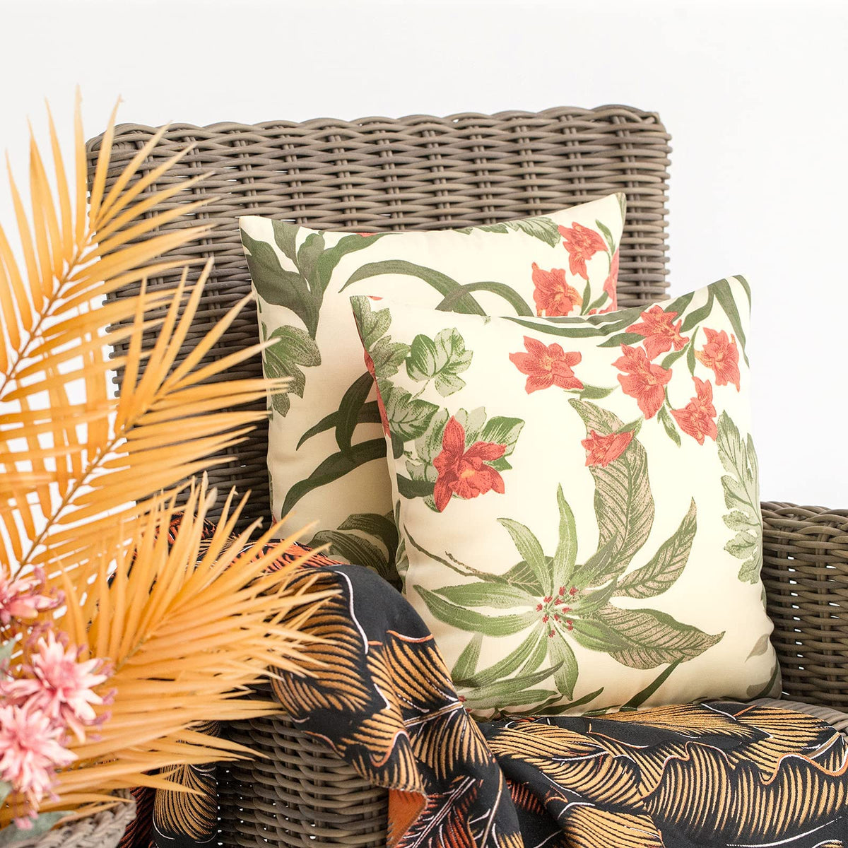 JMGBird weather pillow close-up stitching highlights durable seams for outdoor use.