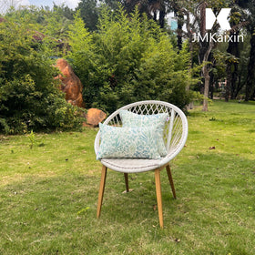 Indoor outdoor use JMKaixin pillow on a patio and sofa