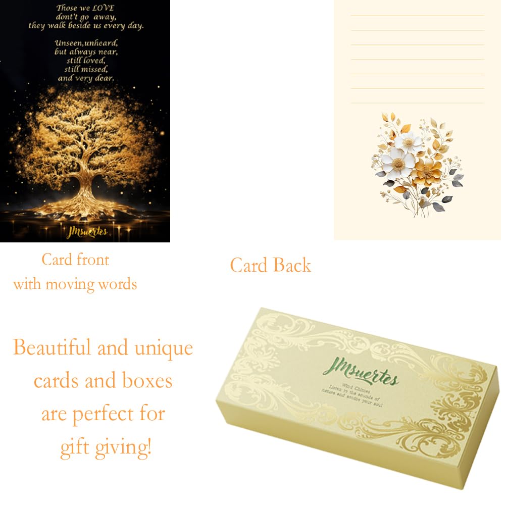 JMsuertes gift box with tree of life card for heartfelt sympathy gesture