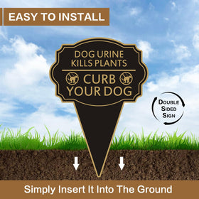 JMXINHANG yard sign installs easily with a simple ground insertion.