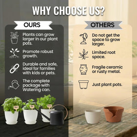 All-in-one JNGROW set with pots, watering can, and tools.