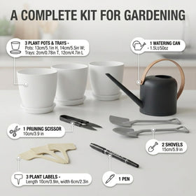 JNGROW kit on a kitchen windowsill ready for fresh herbs.