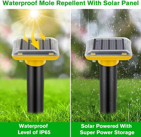 JNKNT lawn and garden pest control device shown for outdoor use.