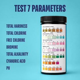 JNW Direct hardness test strip revealing mineral content trends.