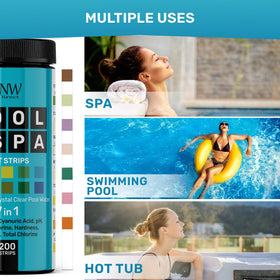 JNW Direct pool test strips for home pool and hot tub checks