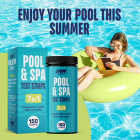 JNW Direct pool test strips e-book access for additional testing tips.