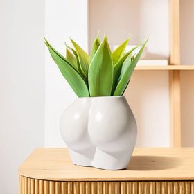 JOFAMY lower body planter sized for small plants and succulents.
