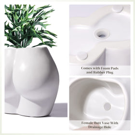 JOFAMY plant pot ideal for displaying succulents and flowers.