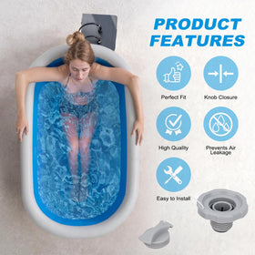 Joasinc P05767 air valve cap installed on inflatable spa