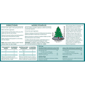 Jobe's 11-3-4 NPK label indicating steady underground nourishment.