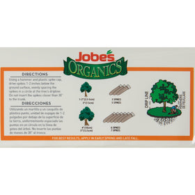 Jobe's Fertilizer Spikes in soil around tree roots promotes steady nutrient delivery