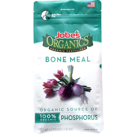 Jobe's Organics bone meal granules pour for easy, low-dust application and strong roots.