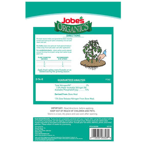 Jobe's Organics bone meal spikes placed near roots provide steady nourishment.