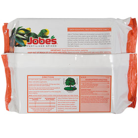 Jobe’s Organics easy-to-insert spikes simplify seasonal feeding around driplines.