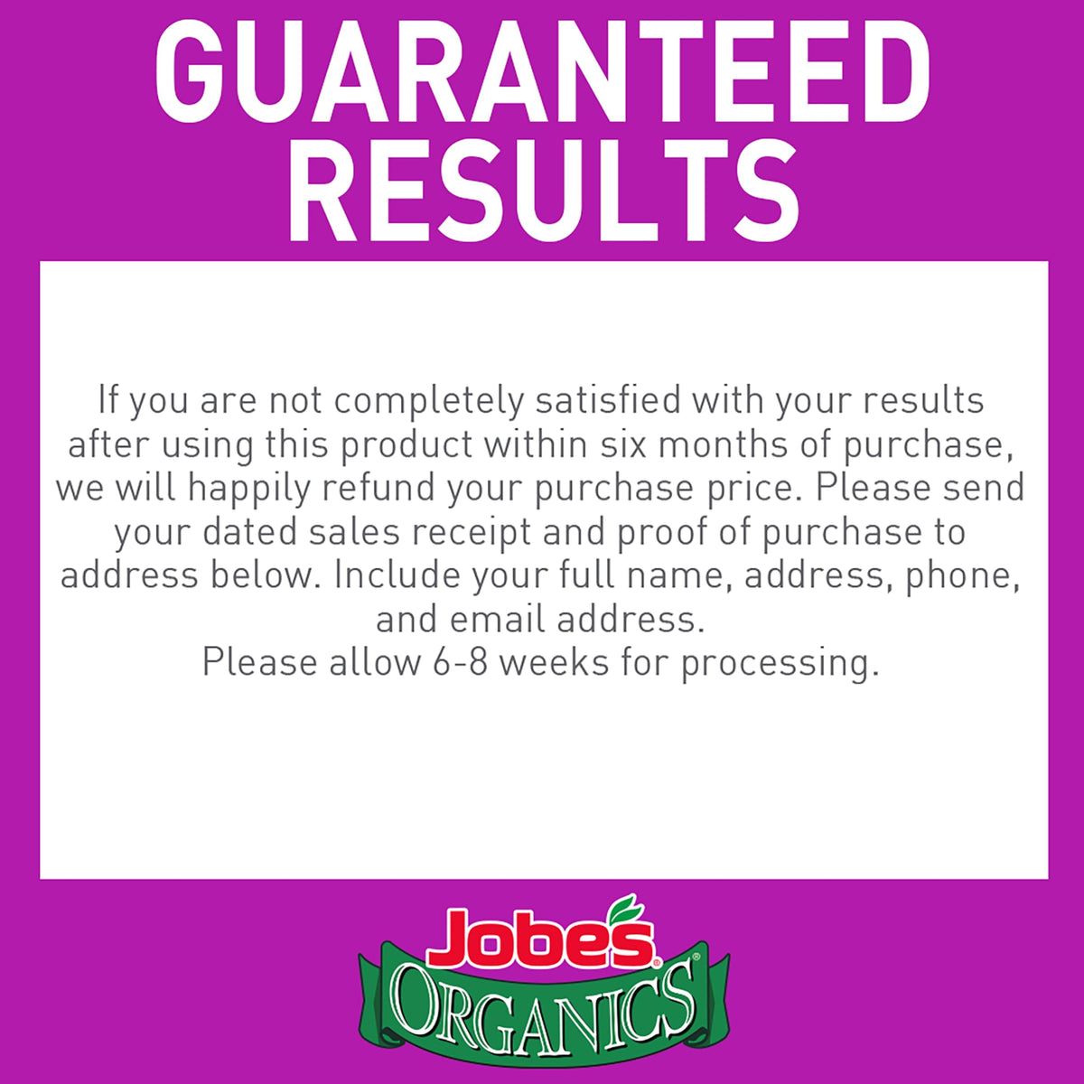 Jobes Organics OMRI-listed label for organic gardening lime