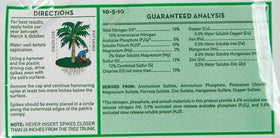 Root-zone application demonstrates gradual nourishment from Jobe's Organics spikes.