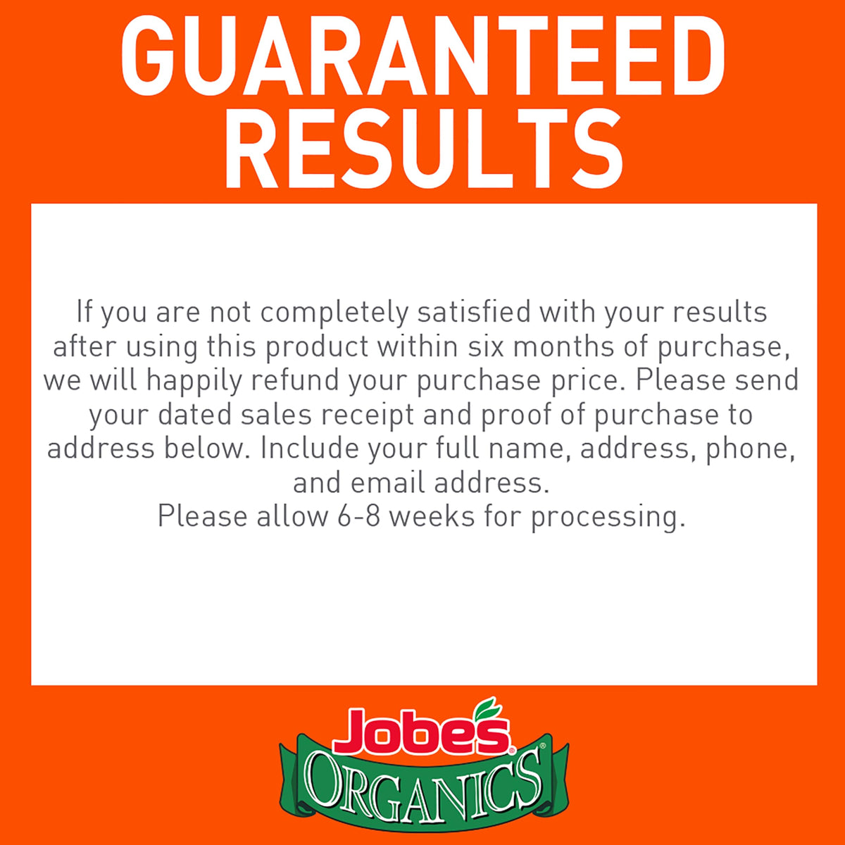 Jobe's Organics safe around children and pets when used as directed.