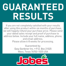 Jobes Organics spring and fall application fits standard tree care routines.