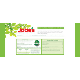 Jobe's Organics Spikes placed around oak and maple for lush foliage.