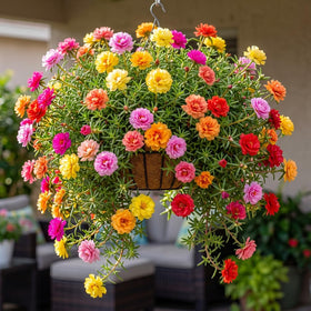 JOCADEW Portulaca grandiflora tolerates heat and drought in hot climates.