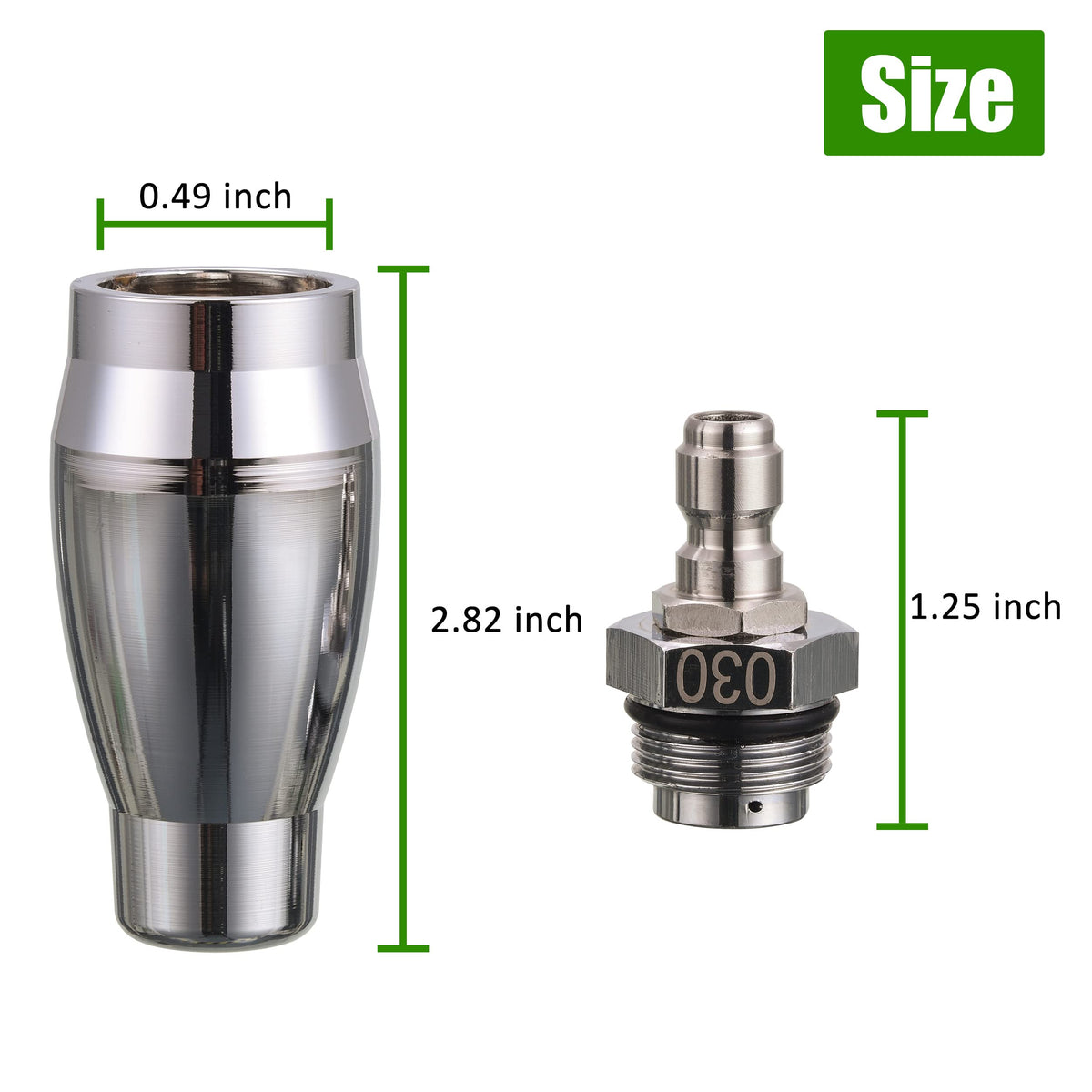 JOEJET turbo nozzle 15-degree tip for edge and detail cleaning.