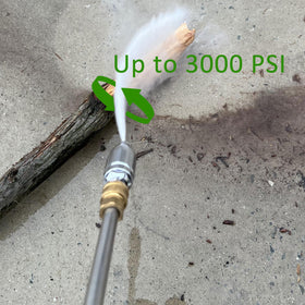 JOEJET turbo nozzle 25-degree tip for balanced coverage.