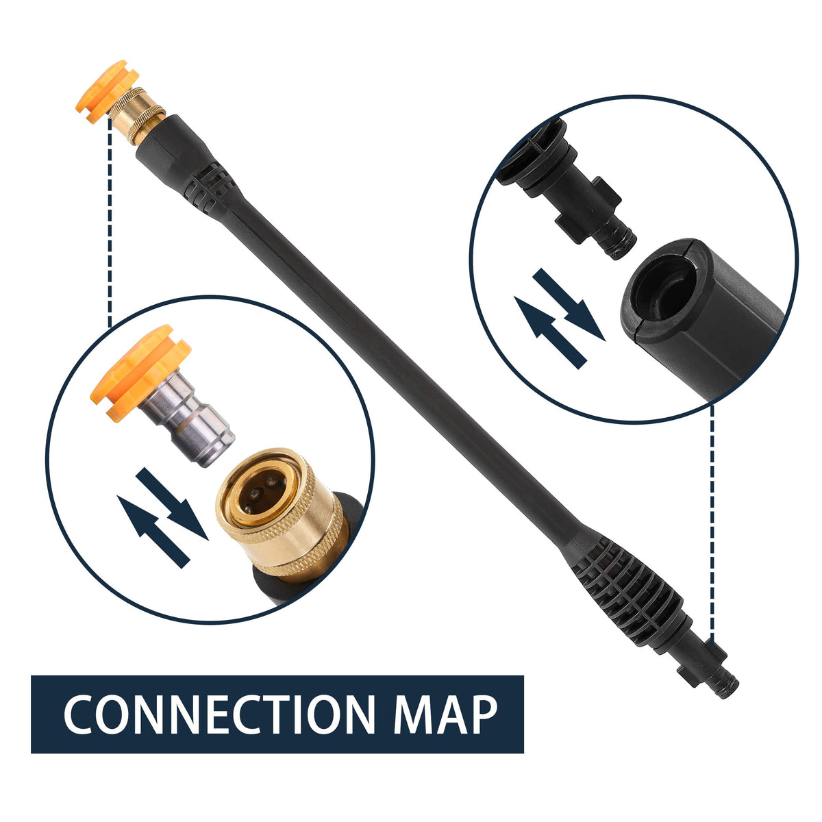 JOEJET 40-degree nozzle ideal for decks and driveways