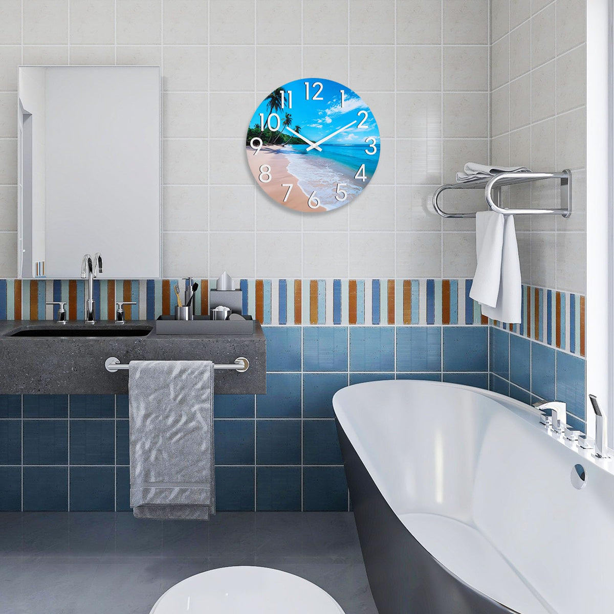 JoFomp beach-themed design adds vacation vibes to outdoor decor.