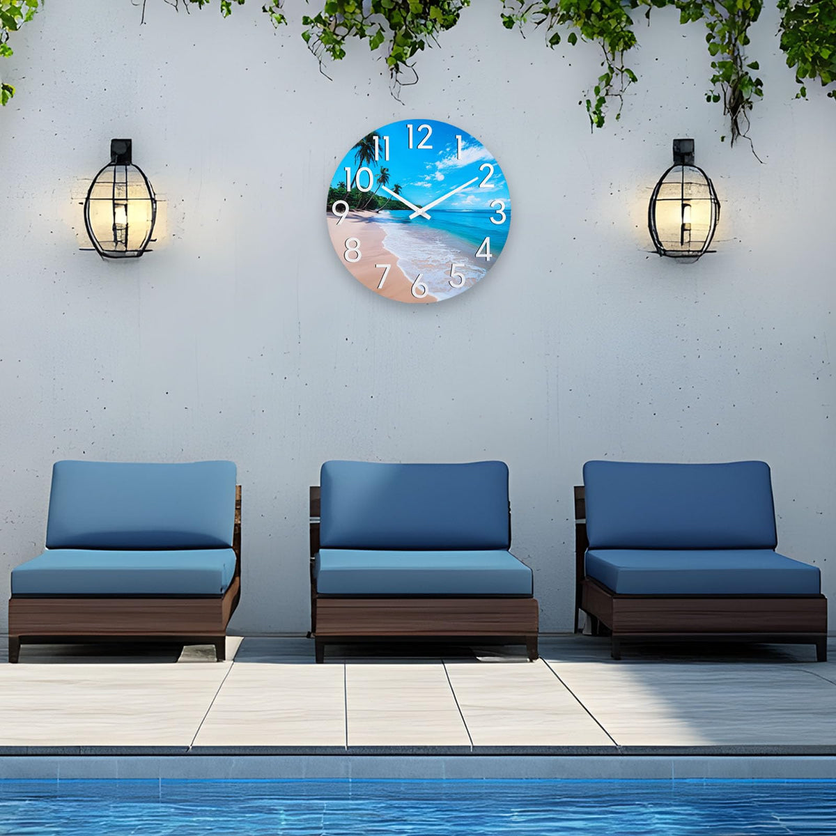 JoFomp gift-ready outdoor clock suitable for housewarming or holidays.