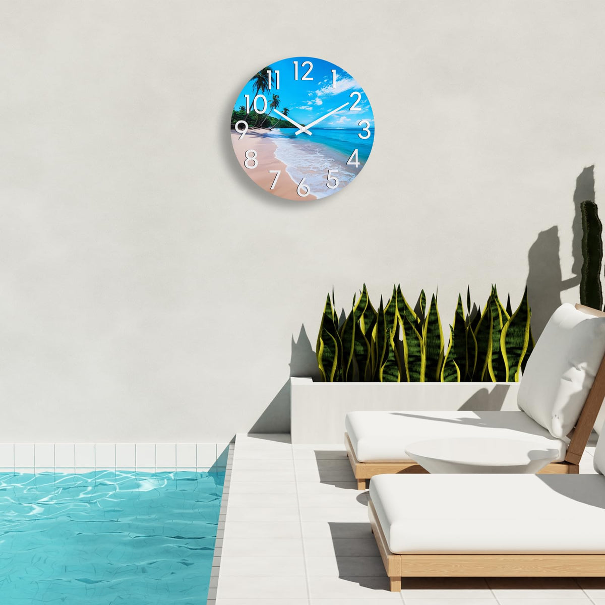 JoFomp waterproof clock built for all-weather use.