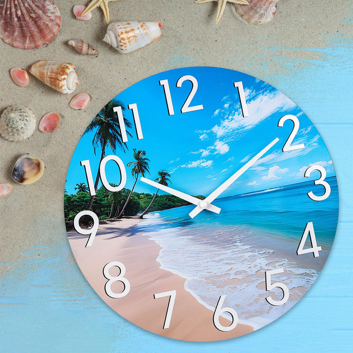 JoFomp weatherproof back cover protects the clock from rain and humidity.