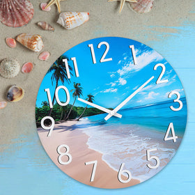 JoFomp weatherproof back cover protects the clock from rain and humidity.