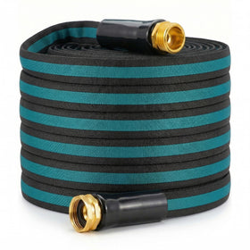 JOH 100ft lightweight garden hose shown for easy handling and portability.