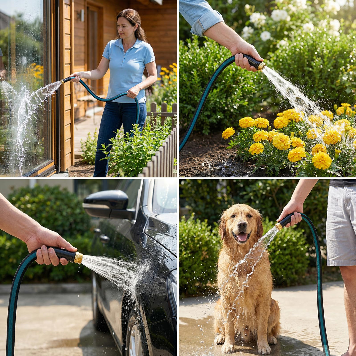 JOH 50ft lightweight garden hose responsive support and guarantee