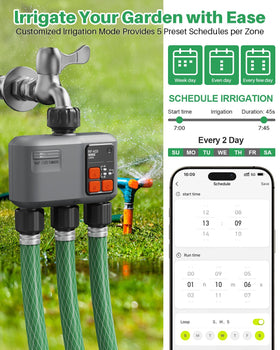 Johgee IP55 waterproof design supports reliable outdoor use in varying weather.