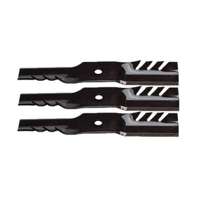 John Deere 596-354 Gator G5 blades edge view, designed for durable mulching.