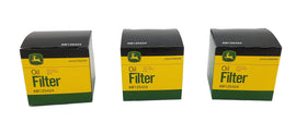 John Deere AM125424 oil filter pack, side view, reliable OEM part for engine protection.