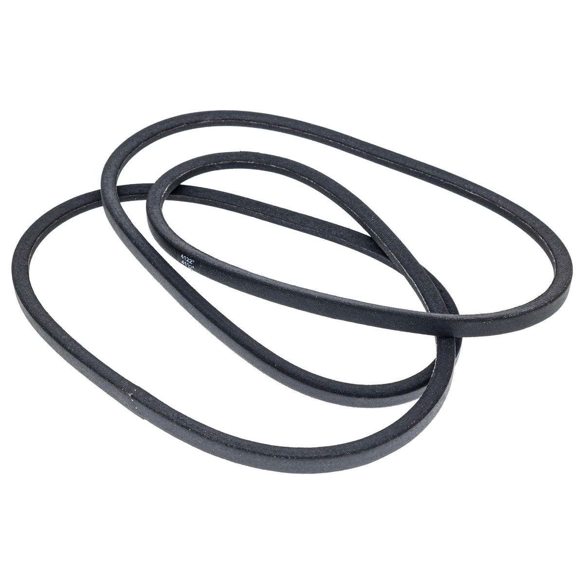 John Deere M82718 belt dimensions image confirms 1/2 inch by 90 inches.