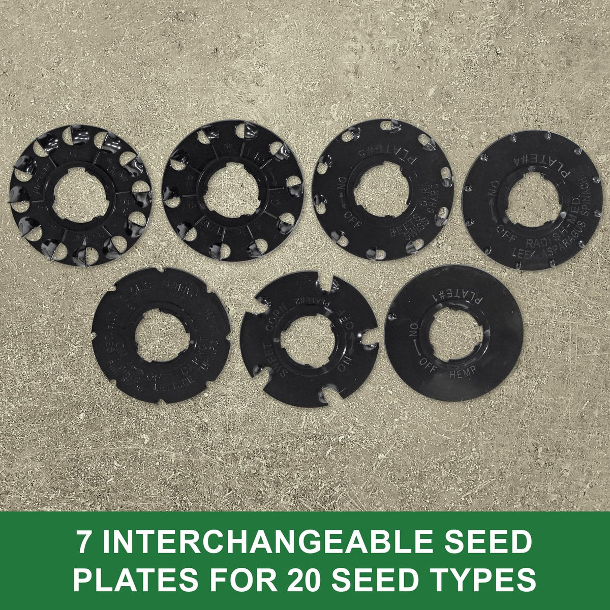 John Deere garden seeder ergonomic cushioned handle reduces hand fatigue.