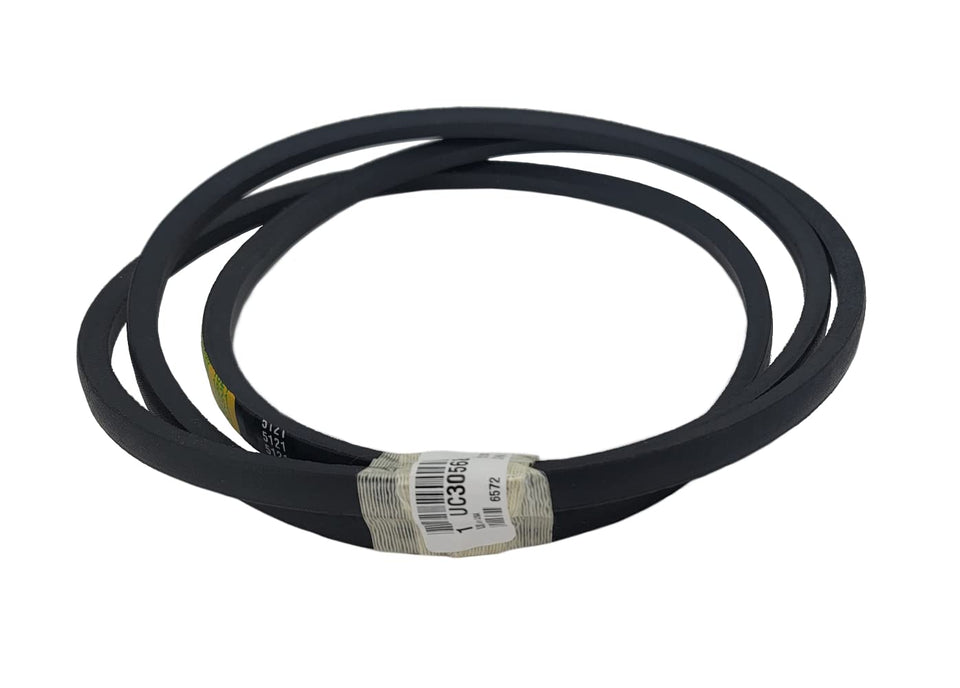 John Deere GX20006 flat belt side view for hydro transmission that prevents slipping.