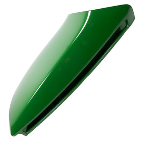 John Deere AM132529 hood detailed label, confirms OEM specification.