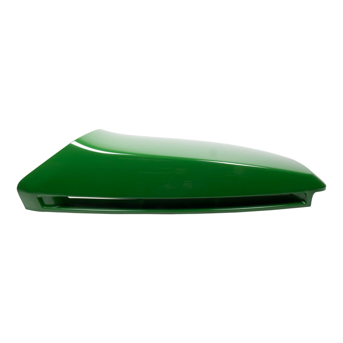 John Deere AM132529 hood front view, OEM replacement for reliable tractor protection.