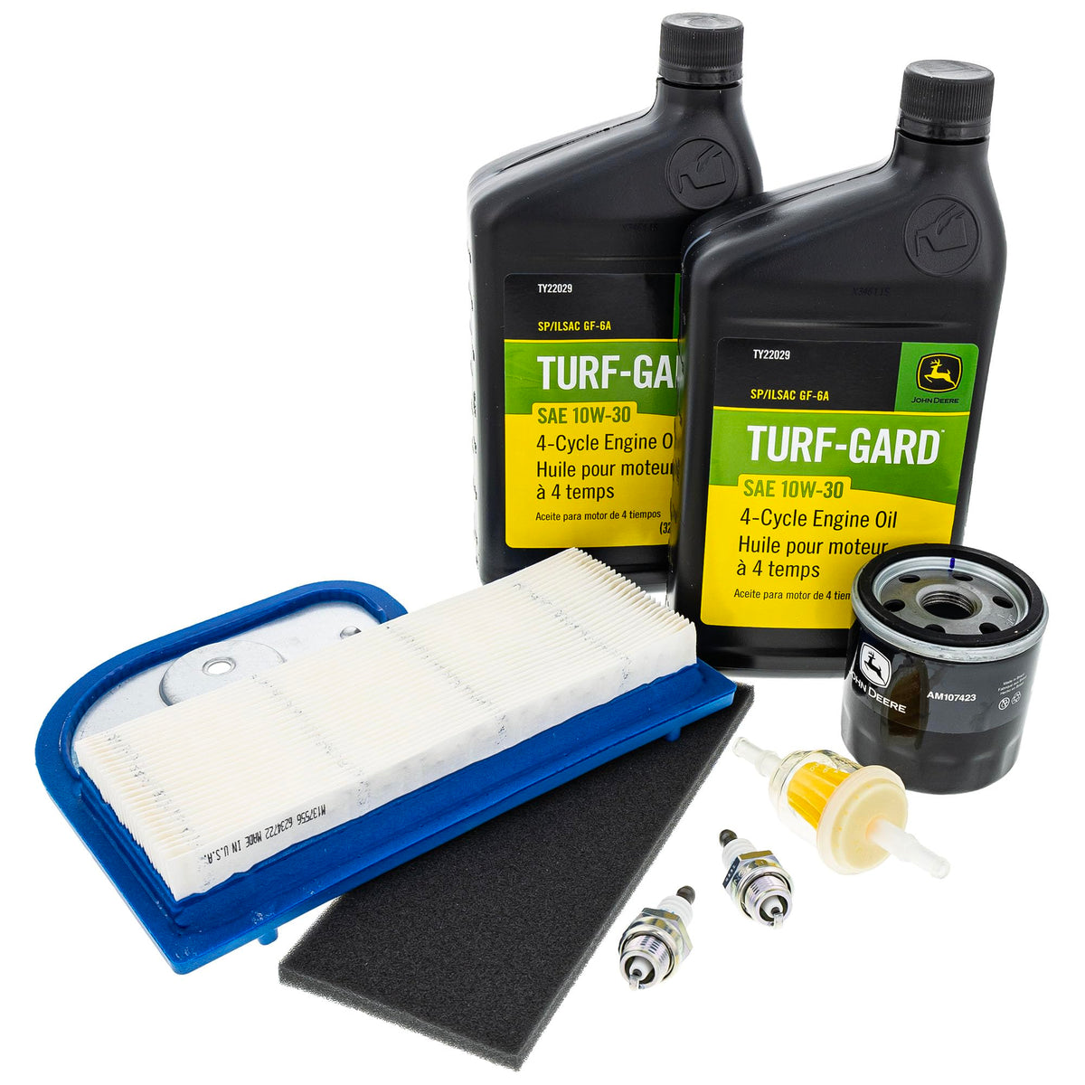 John Deere LG195 oil filter included for cleaner engine operation