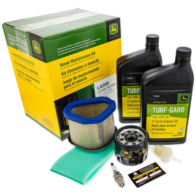 John Deere LG240 maintenance kit oil filter for clean engine oil flow.