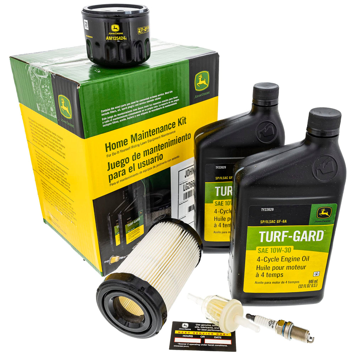 John Deere LG266 oil filter for at-home tractor service