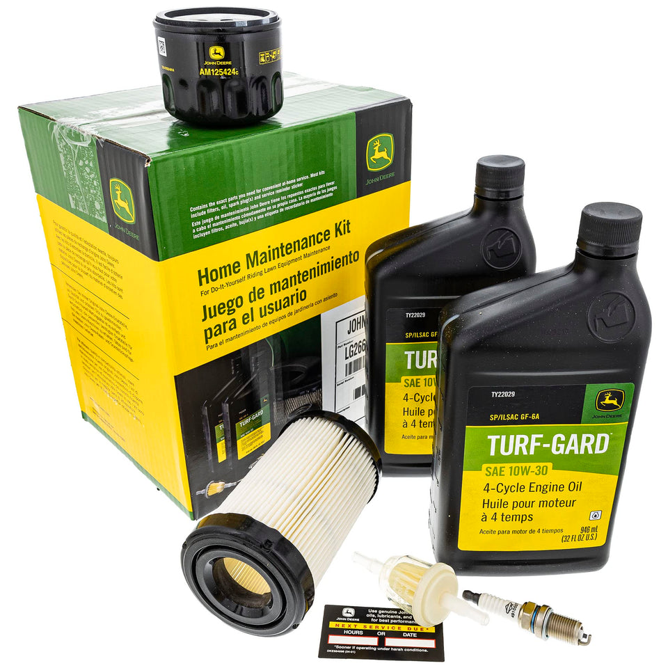 John Deere LG266 oil filter for at-home tractor service