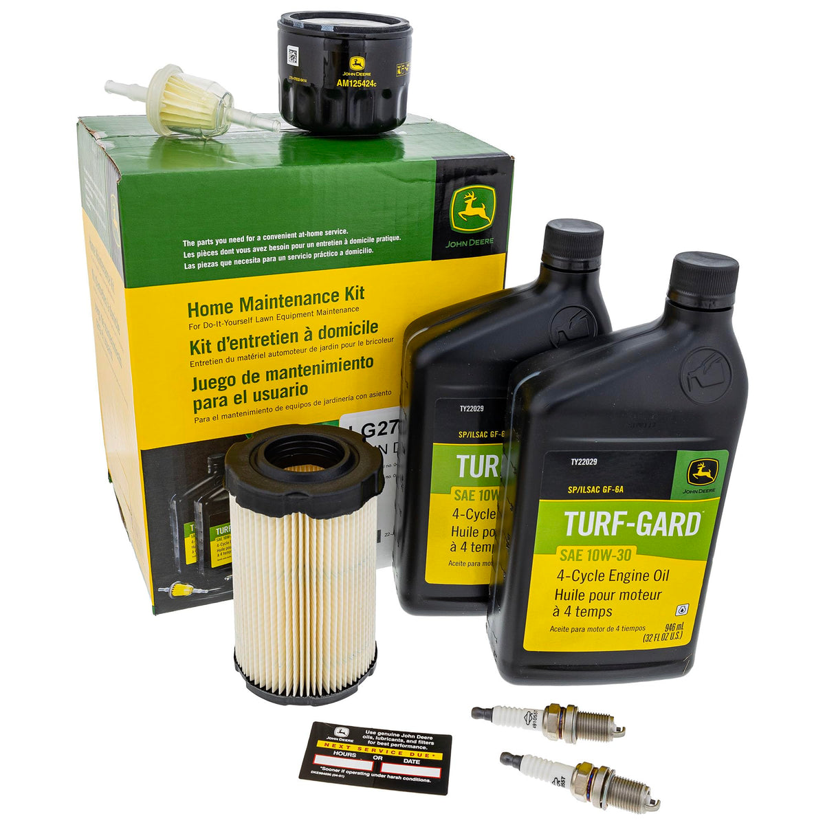 John Deere LG275 maintenance kit box with OEM quality.