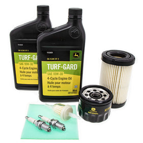 John Deere LG277 OEM maintenance kit box for seasonal mower care