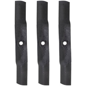 John Deere M152726-3 mower blades, front view, reliable cutting efficiency