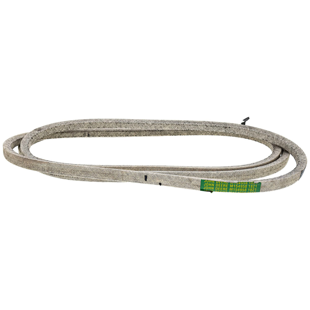John Deere M154958 belt shown across GX and GT series decks for broad compatibility.